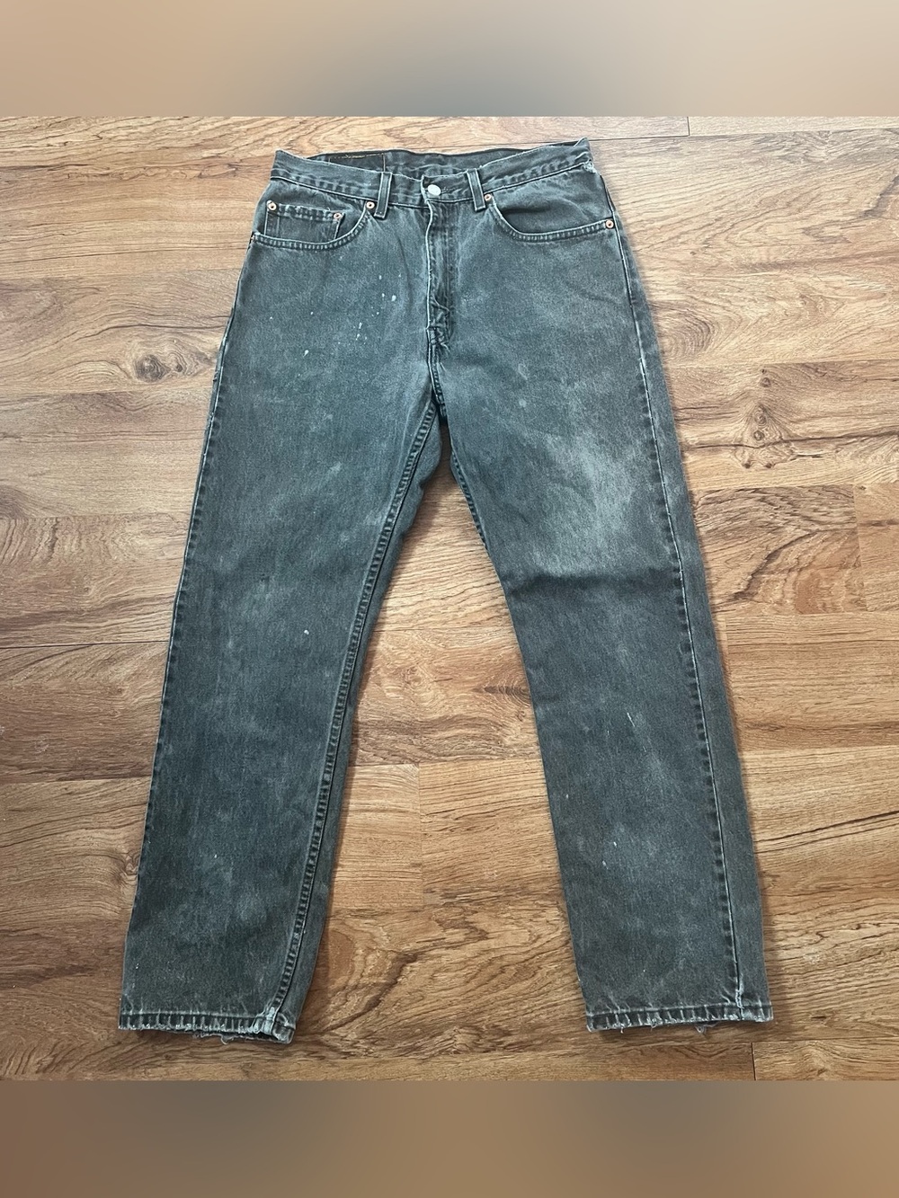Vintage Levis Regular Fit Straight Leg 505 Jeans